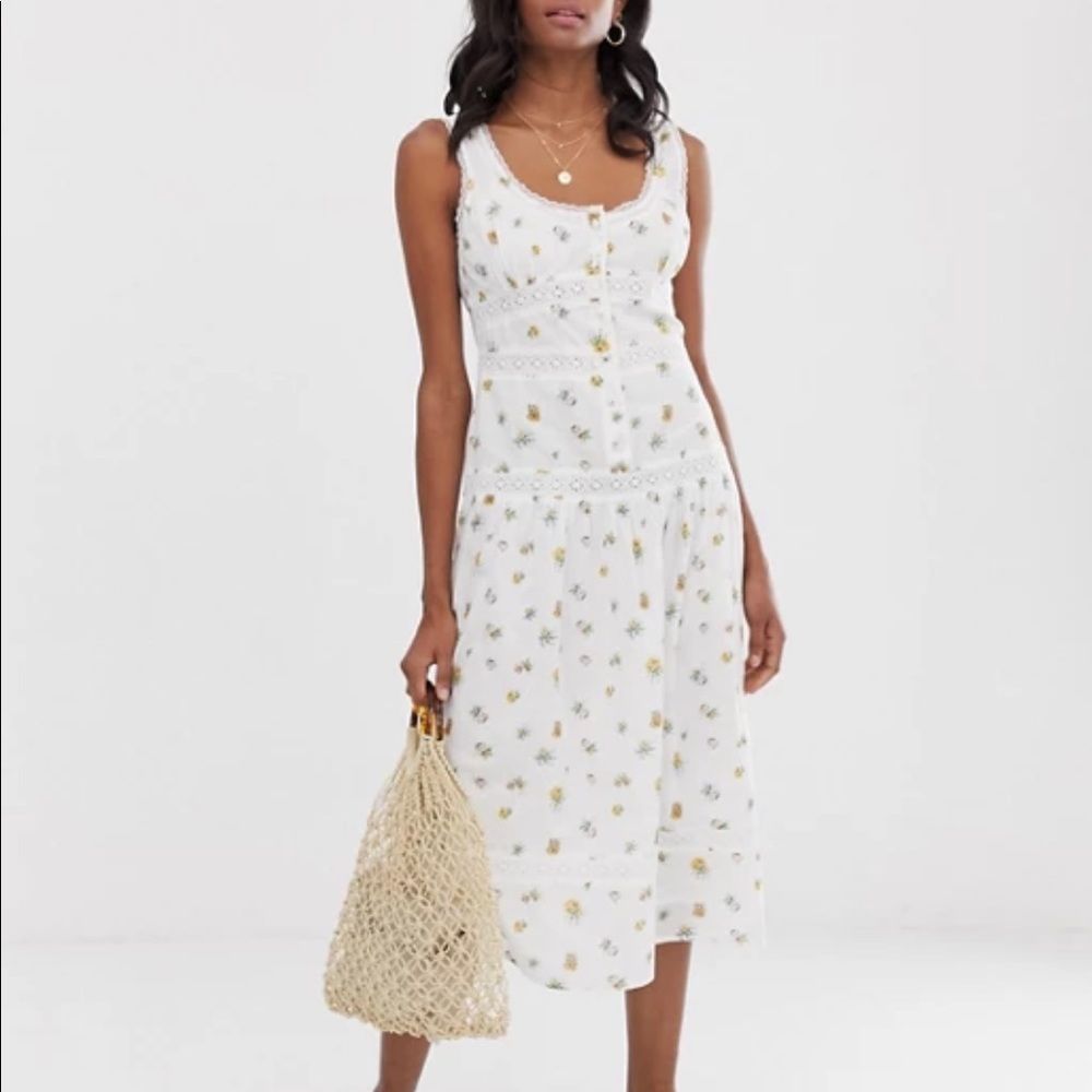 NWT asos | Floral Print Midi Dress